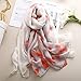 Produktbild TXGLGWA Frauen Schal Sommer Seide Schals Schals Lady Wraps Weiche Pashimina Weibliche Echarpe Designer Strand gestohlen Bandana