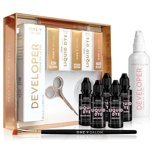 One V Salon Hybrid Liquid for Professional Eyebrow Kit-150 Applications (Multicolor)