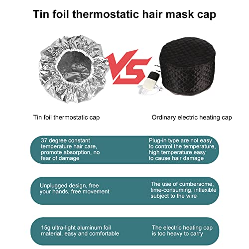 Touca de processamento reutilizável para cabelo touca de condicionamento profundo touca de coloração
