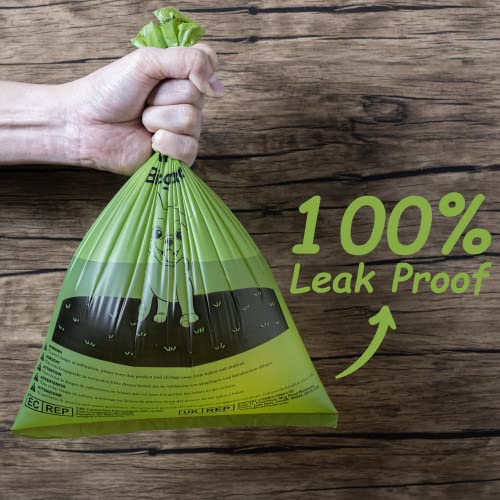 GREENER WALKER Poo Bags for Dog Waste, 540 Extra Thick Strong 100% Leak Proof Biodegradable Dog Poo Bags (Green) - Image 5