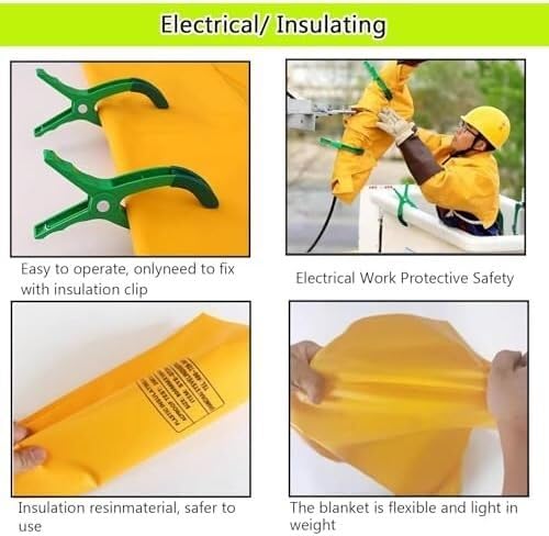 Tapetes de protección aislantes para trabajo eléctrico y herramienta de seguridad de salvavidas, protección de alto voltaje para linieros