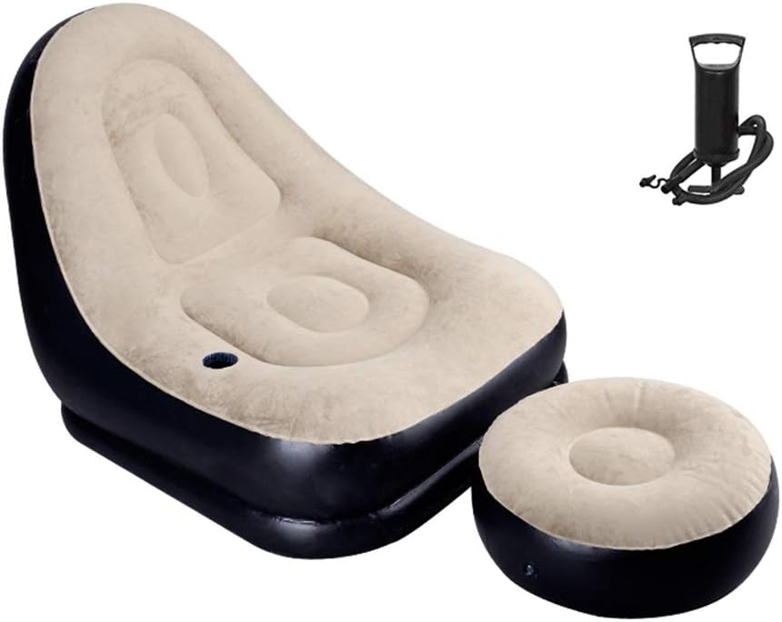 Transparente Aufblasbare Couch Für 2 Personen - Klare Luftmatratze Für Garten, Strand & Camping