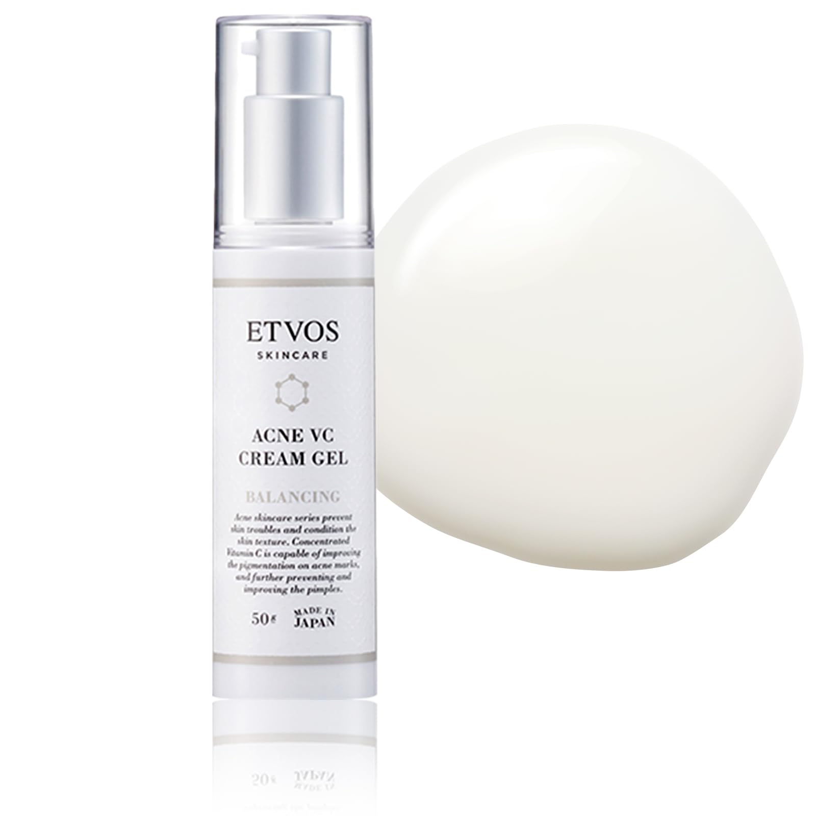 Amazon | ETVOS 医薬部外品 ニキビ用美容液 薬用 アクネVCクリーム