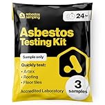 Asbestos Sample Only Test Kit (3 Samples) Includes 24Hr Lab Testing Fee, Instructions, Return Postage