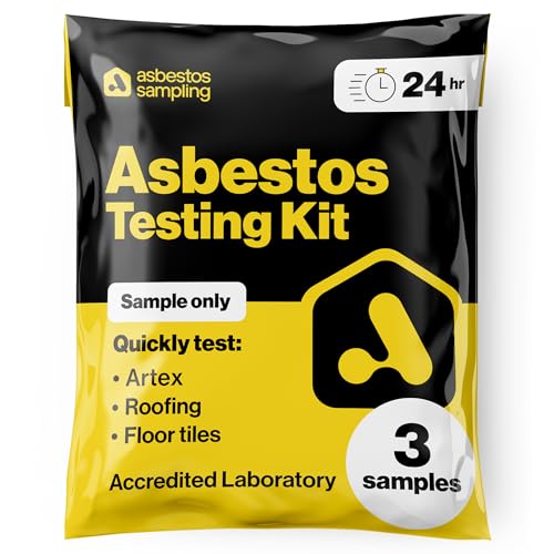 Asbestos Sample Only Test Kit (3 Samples) Includes 24Hr Lab Testing Fee Instructions Return Postage
