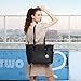 Miss Lulu Damen Handtasche Groß Taschen Shopper Tasche für Schule Mode Schultertaschen Tote Bag für Arbeit Freizeit