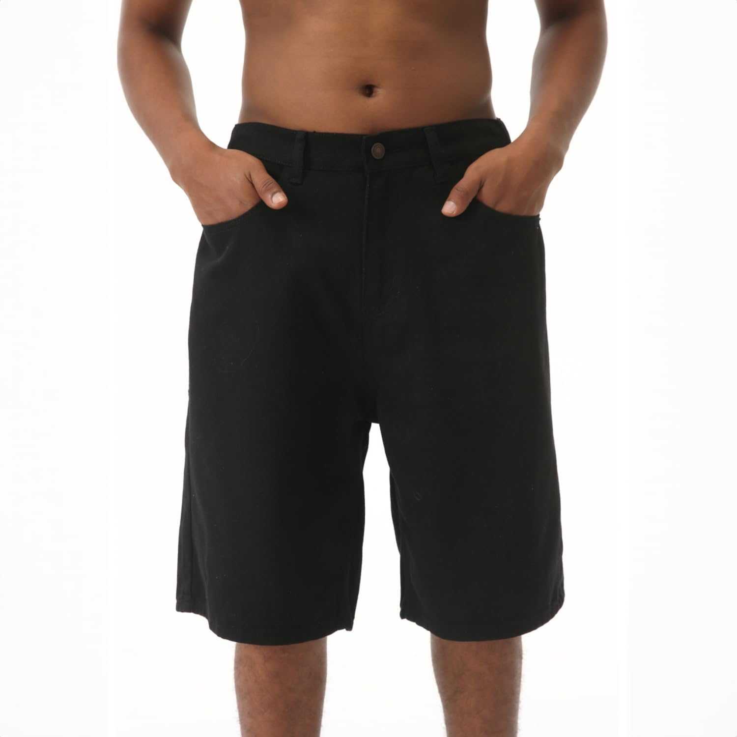 EMMIOL Mens Baggy Jean Shorts Loose Fit Denim Shorts Men Summer Casual Jorts Y2k Hip Hop Short Jeans Streetwear Clothes - Image 2