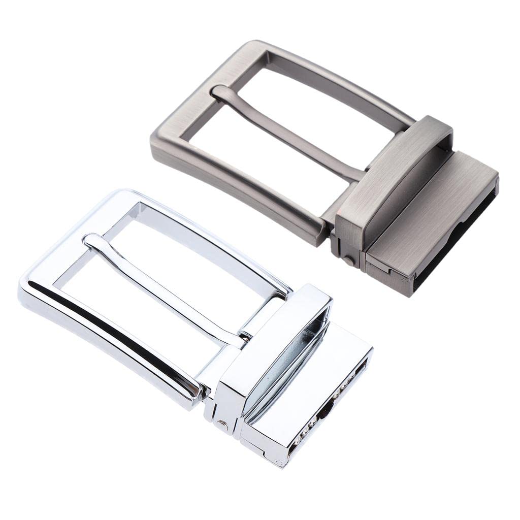 Men Alloy Antique Belt Buckle Single Prong Rectangle Pin Buckle Reversible-image-48