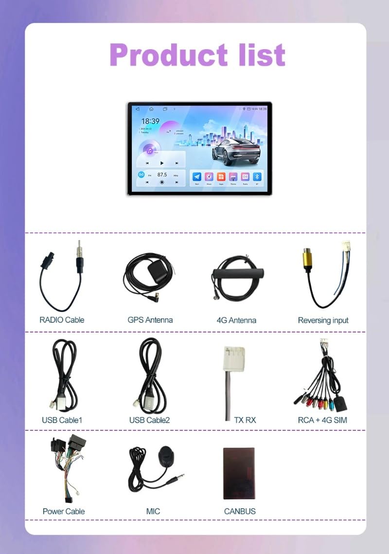 Odtwarzacz samochodowy z Androidem 15, 13.1'' ekranem dotykowym, nawigacja GPS Dla BMW Mini Cooper 2011 Radio samochodowe, obsługa sterowania z kierownicy(8 Core 4G+Wifi 8+128GB)