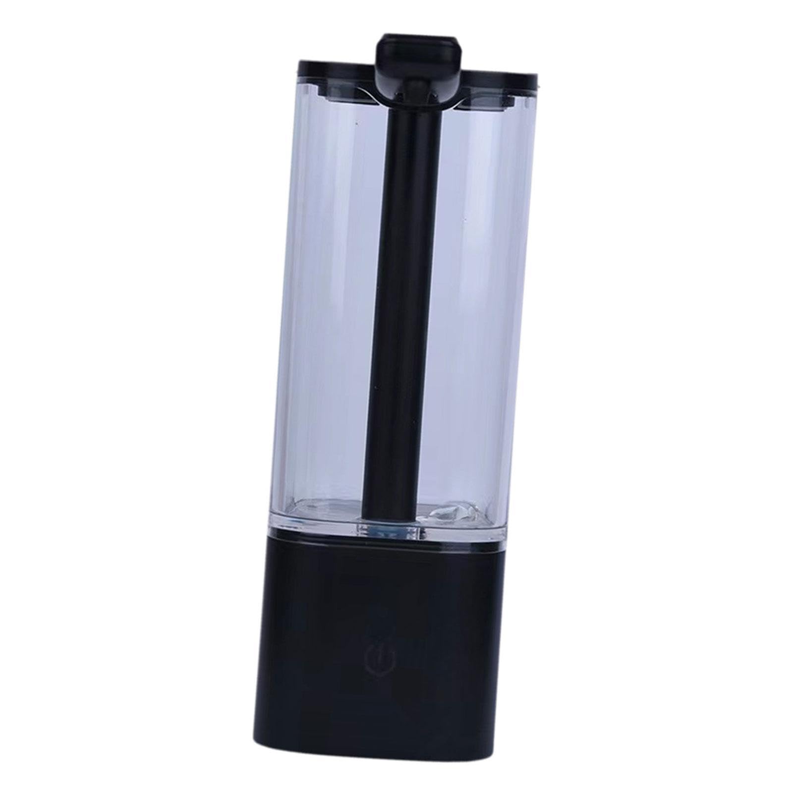 Qianly Dispensador Automático de Jabón con Control Inteligente Instalación en Pared O Recargable USB Depósito 550ml IPX5 Resistente Al Agua Adecuad, Negro, Individual