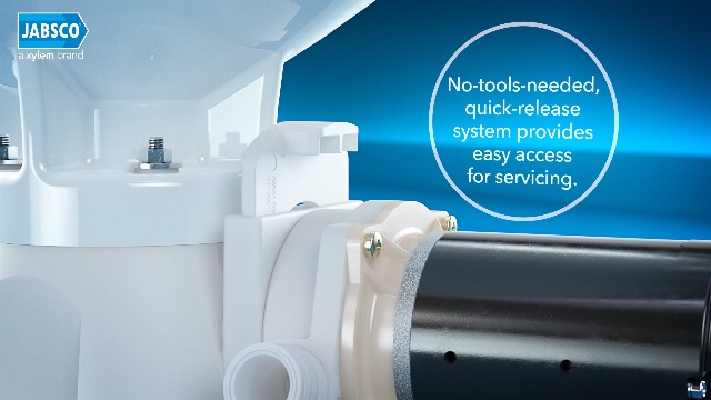Condition photo showing New/Like New for jabsco quiet flush e2 electric marine toilet - touch sensor flush panel, eco water-saving flush, rotatable base, easy install & service head