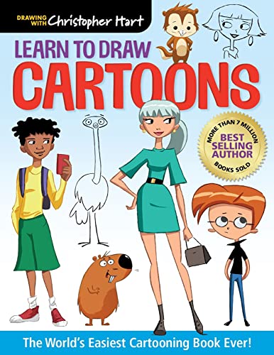 Learn To Draw Cartoons: The World's Easiest Cartooning Book Ever! #TOP5