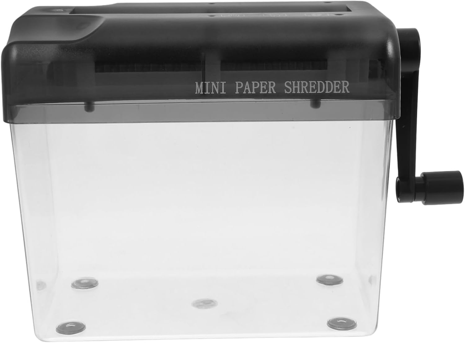 SOLUSTRE Manual Hand Shredder Portable Desktop Small Paper Shredder Wear-Resistant Household Document Cutter for Office and Home Use