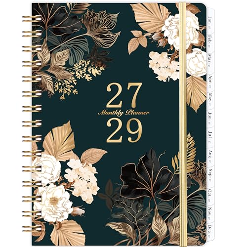 2027-2029 Monthly Planner/Calendar - 3 Year Monthly Planner 2027-2029 January 2027 - December 2029 6.3 x8.4 3 Year Calendar with Tabs Hardcover Inner Pocket