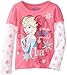 Disney Girls' Frozen Elsa Powerful Long Sleeve T-Shirt