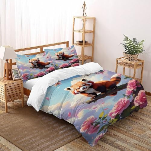 Housse de couette renard infroissable parure lit zip 200x200 - 2