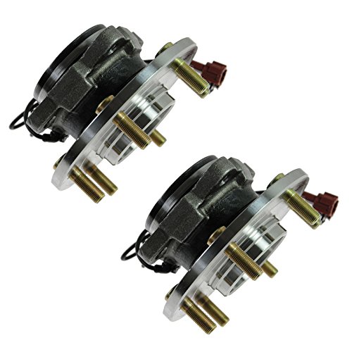 Image of TRQ 2 Piece Rear Wheel Bearing & Hub Assembly Set Compatible with 2004-2010 Infiniti QX56 2005-2012 Nissan Armada 2004 Pathfinder Pathfinder Armada