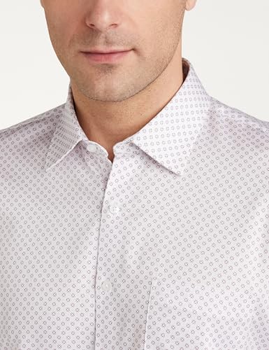 Image of Van Heusen Formal Printed Shirt for Men| Premium Cotton| Full Sleeves| Slim Fit |Breathable Fabric