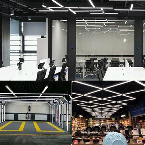 Creative Black LED Kitchen Island Light 59.1in, Modern Semi Flush Mount Ceiling Fixture, Stylish Metal Chandelier for Dining Room & Office Lighting