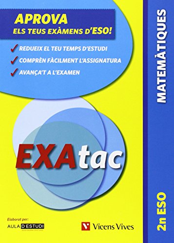 Portada de Exatac. 2 ESO. Matemàtiques
