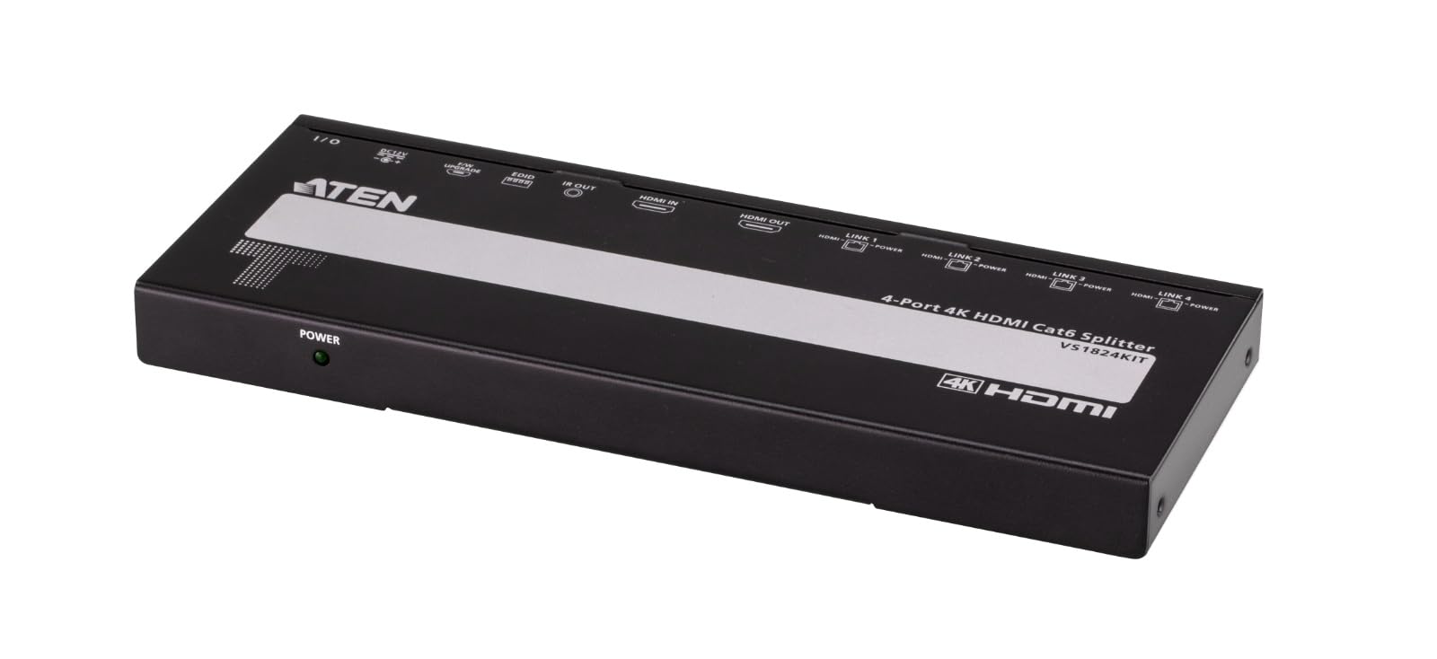 ATEN VS1824KIT 4-Port 4K HDMI Cat6 Splitter mit 4 Empfänger