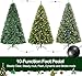 Hykolity 7.5 ft Prelit Artificial Christmas Tree with Remote Control, 1948 PE&PVC Branch Tips, Artificial Hinged Christmas Tree with 450 Multi-Color RGB Lights for Decoration, 15 Modes