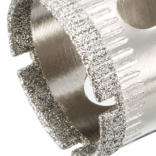 sourcingmap 2 Pcs 25mm Diamond Coated Hole Saw Drill Bits for Glass Ceramic Tile Marble Rock Porcelain Bottles Pots Brick - Image 4