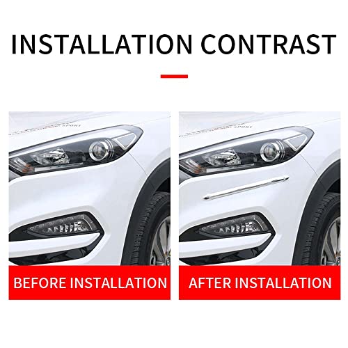 HIBEYO Set da 4 pezzi per paraurti auto