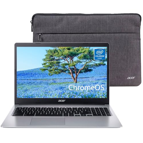 acer 2024 Newest Chromebook 315 Laptop, 15.6' HD Display, Intel Celeron Dual-Core N4020 Processor, 4GB RAM, 64GB eMMC, ‎Intel UHD Graphics, Wi-Fi, Bluetooth, Chrome OS