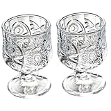 Verres vintage à boire : la coupe à vin est de style européen, mais elle est très utile et pratique, elle a l'air vraiment délicate, créative et en verre