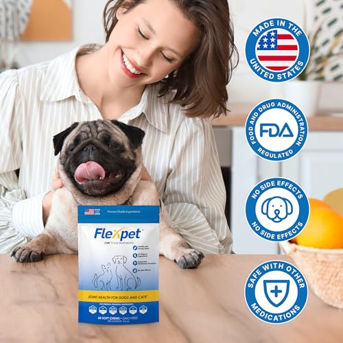 Hip & Joint Supplement for Dogs & Cats with Cetyl Myristoleate, Glucosamine, Collagen, MSM - Max Strength Joint Support for Mobility, Senior Pets, Large Breeds - Trial Pack (Bacon/Cheese) - Image 5