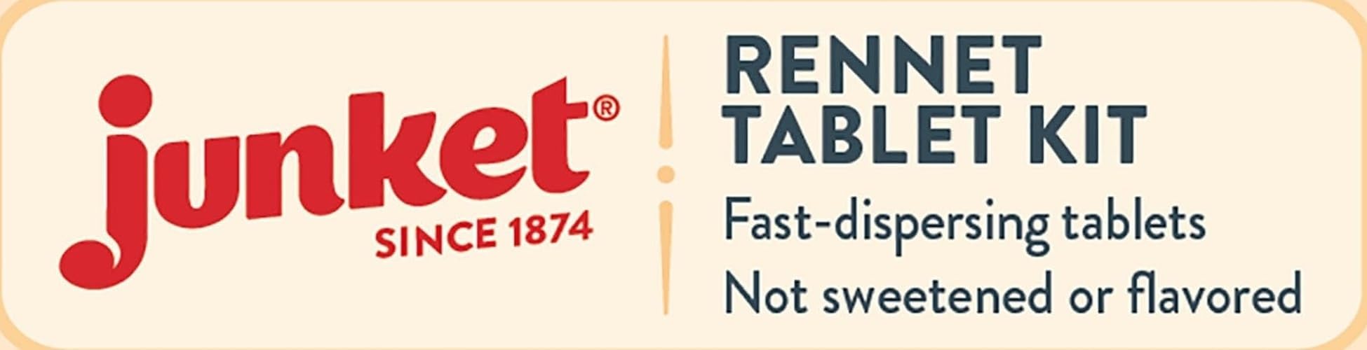 Junket Rennet Tablets 0.23oz Box (8 Tablets)