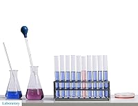 Vista 6 de 5 unidades de pipetas graduadas de vidrio grueso para fluidos y líquidos de 1 ml, 2 ml, 5 ml, 10 ml, 2 unidades para cada una con tapas y 2 cepillos