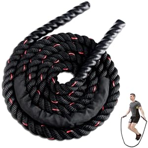 Jump Rope, Weighted Jump Rope for Men Women, 1.5lb 2.8lb Heavy Jumping Ropes for Fitness, Adult Skipping Rope for Home Gym Exercise, Improve Strength and Building Muscle Workout Equipment