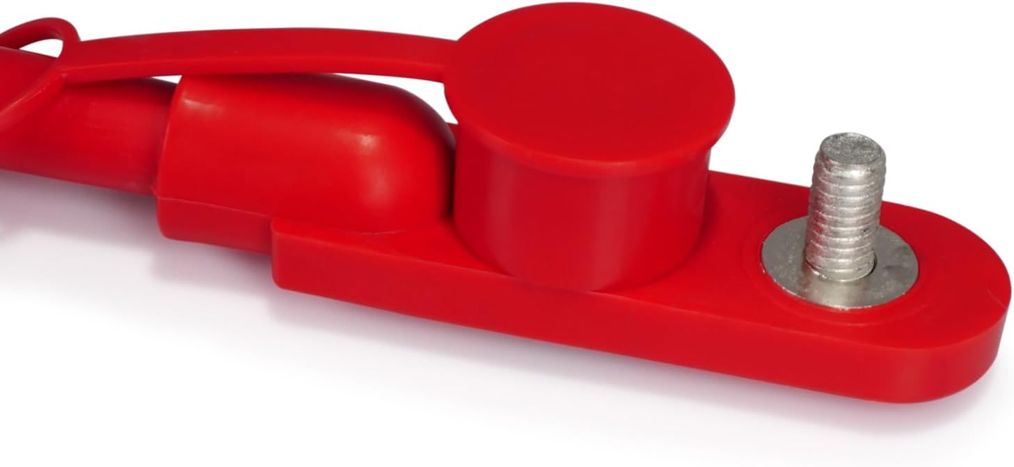 High Soar Overmolded Battery Harness 14 Inch Red Positive Battery Cable Harness Assembly for Semi Truck, 3 Batteries