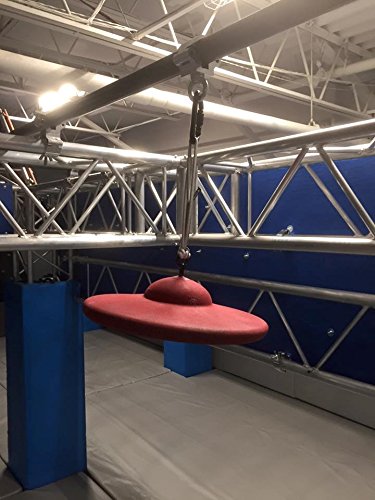 Atomik Rock Climbing Holds 16 Inch Ufo Disk In Red For Grip And Strength Training As Seen On American Ninja Warrior #TOP5