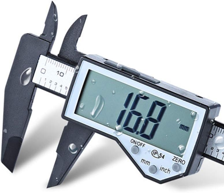 Electronic Caliper 0-150mm Digital Display Vernier Large Screen IP54 Waterproof Plastic Caliper for que Measuring