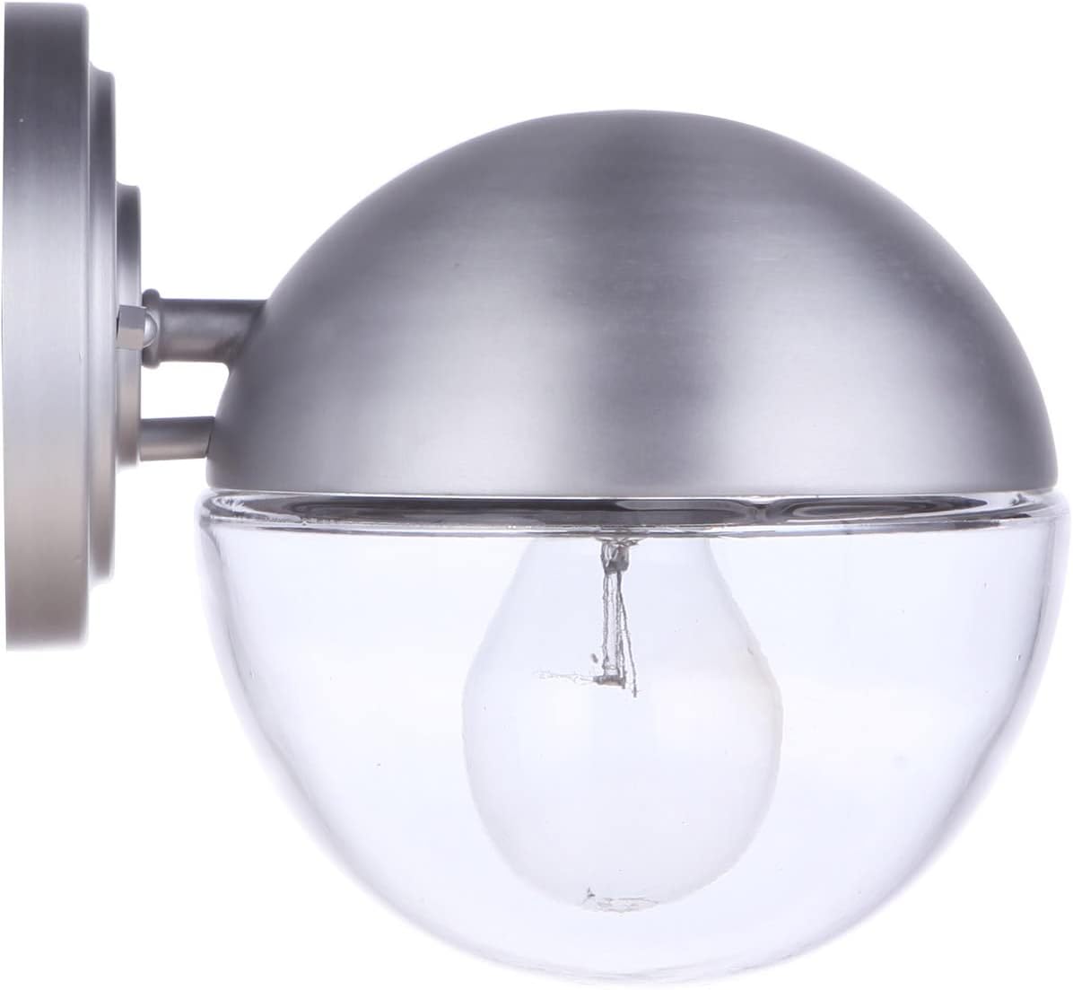 Craftmade Evie Small Wall Mount Satin Aluminum