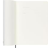 Moleskine Planer tygodniowy 2026 2027, 18-miesięczny planer z miejscem na notatki, miękka okładka i elastyczne zamknięcie, kolor czarny, XL 19 x 25 cm