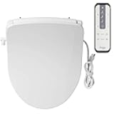 Bemis B1980NL 000 Renew Plus Heated Bidet Cleansing Spa with Warm Air Dryer, 3 Wash Functions and iLumaLight Night Light, ELONGATED, White
