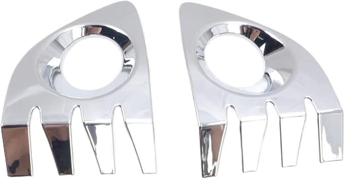 Car Fog Light Grille Cover Front Fog Light Lamp Cover Trim Fit For Toyota Fit For Corolla Cross 2019 2020 2021 2022 2023 Chrome Foglight Frame Trims Car Accessories Fog Lamp Grille Decoration FrameAB