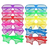 Matériaux de haute qualité : nos lunettes disco tendance sont fabriquées en plastique robuste et durable, flexible et non fragile, avec des bords lisses qui ne nuisent pas à la peau. Légères, faciles à porter toute la journée sans vous sentir fatigué. Les couleurs vives vous permettent d'être le succès de la fête