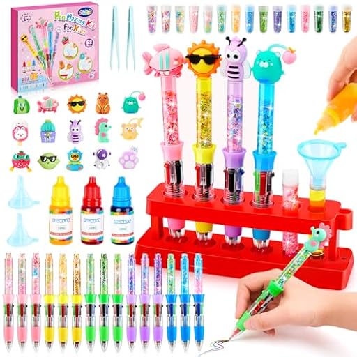 BYHANO Kit de Creación de Bolígrafos, Laboratorio de Bolígrafos con 52+ Accesorios, Kit Manualidades Niños, Juego Creativo Infantil Niños 5-12 años, Regalos creativos para Navidad | Ya disponible en tu tienda friki favorita! En mundofriki.es!