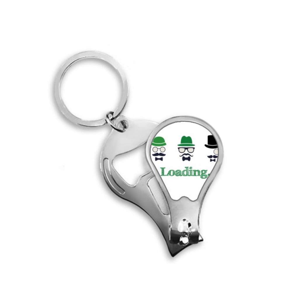 Coupe-ongles de pieds coupe précise accessoire manucure rigolo motif chapeau vert