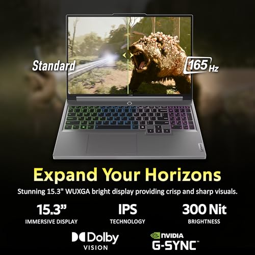Image of Lenovo Legion 5 15.3 inch WUXGA 165Hz Gaming Laptop, AMD Ryzen 7 260, GeForce RTX 5060, 32GB DDR5, 3TB Storage (2TB SSD+1TB Docking Station Set), Backlit Keyboard, HD Camera, Wi-Fi 6, Win 11 Pro, Black