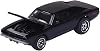 Majorette - Dodge Charger R/T Vintage Car - Toy Car Scale 1:64 (7.5 cm) with Trading Card Model Car for Children from 3 Years Transparent