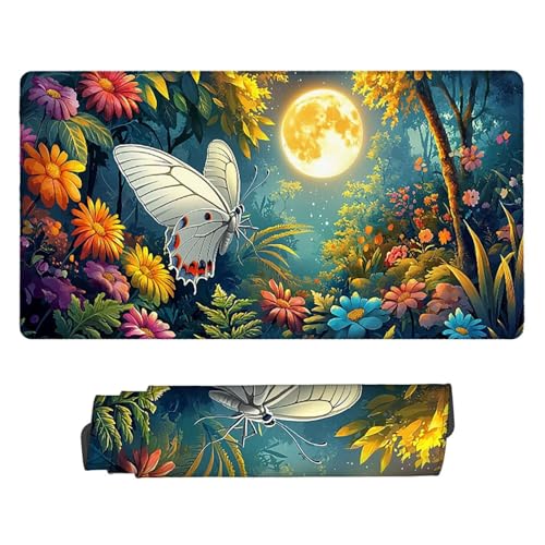 Accessoire gaming tapis de souris XXL 160 x 80 cm grand sous main pour ordinateur
