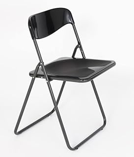 METAL F.A.R. (MET) Silla Poker Plegable Negro 200NER, Metal, Color Blanco, Come DA Foto