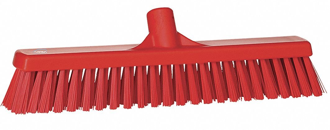 Vikan Broom, Red for General Purpose