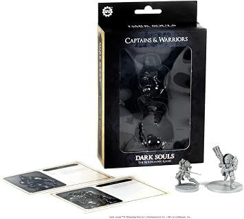 Steamforged Games Dark Souls The Role Playing Game: Captains & Warriors Miniatures & Stat Cards